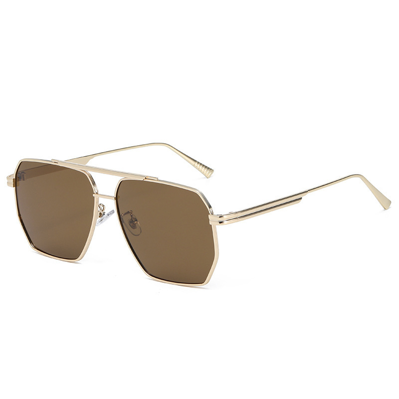 Metal Photo Panel - New Metal Double Beam Polarized Sunglasses