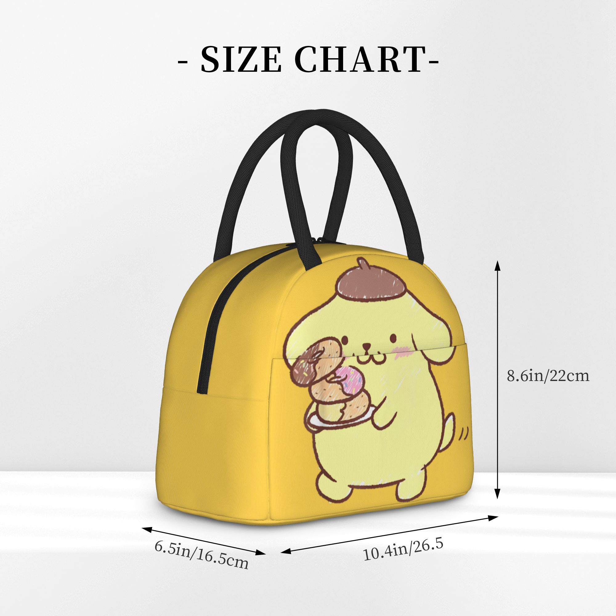 Pompompurin Donuts Insulated L - огляд і ціна Tote Bag Sublimation