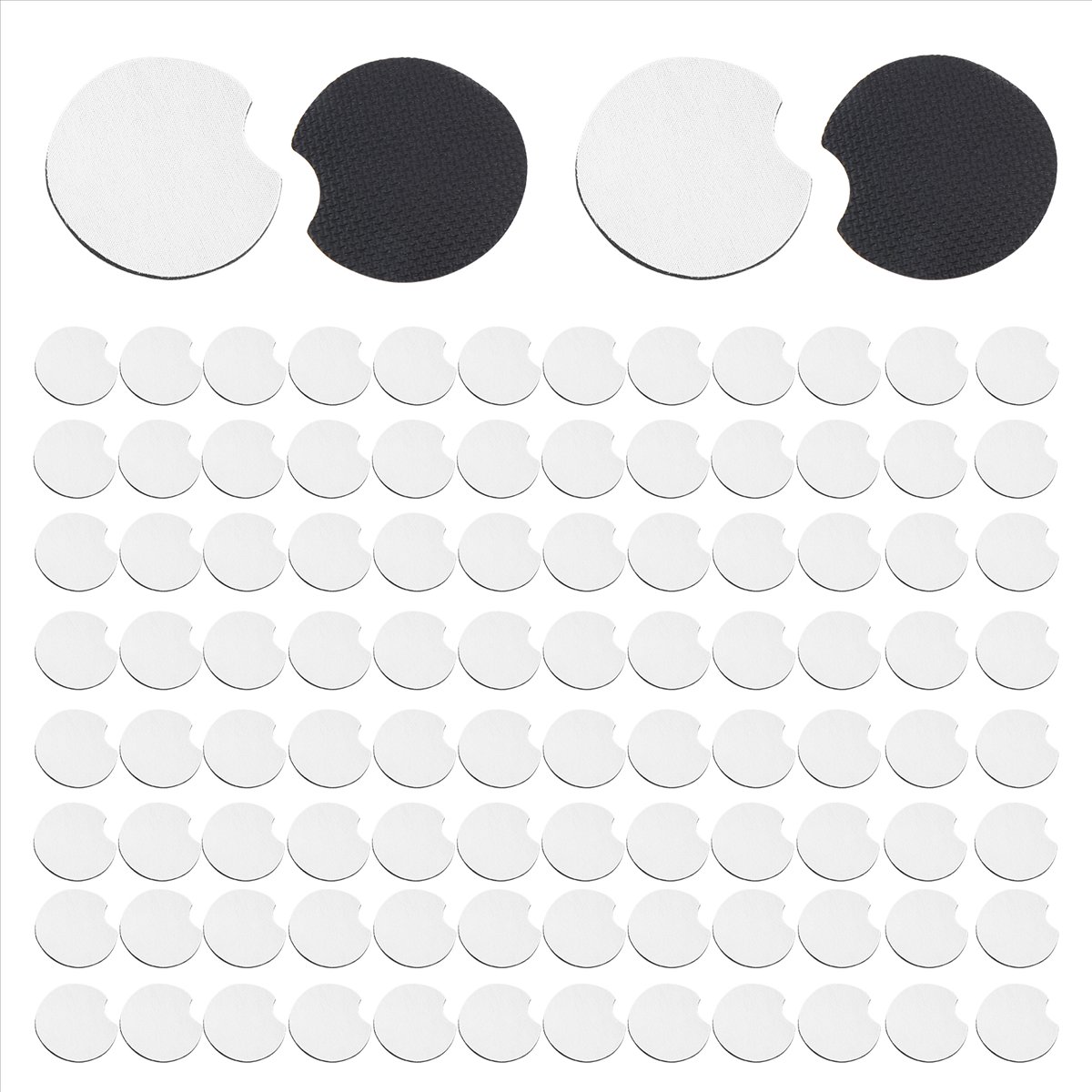 AA83 100 Pcs of Sublimation Bl - огляд і ціна Coaster Sublimation Blank