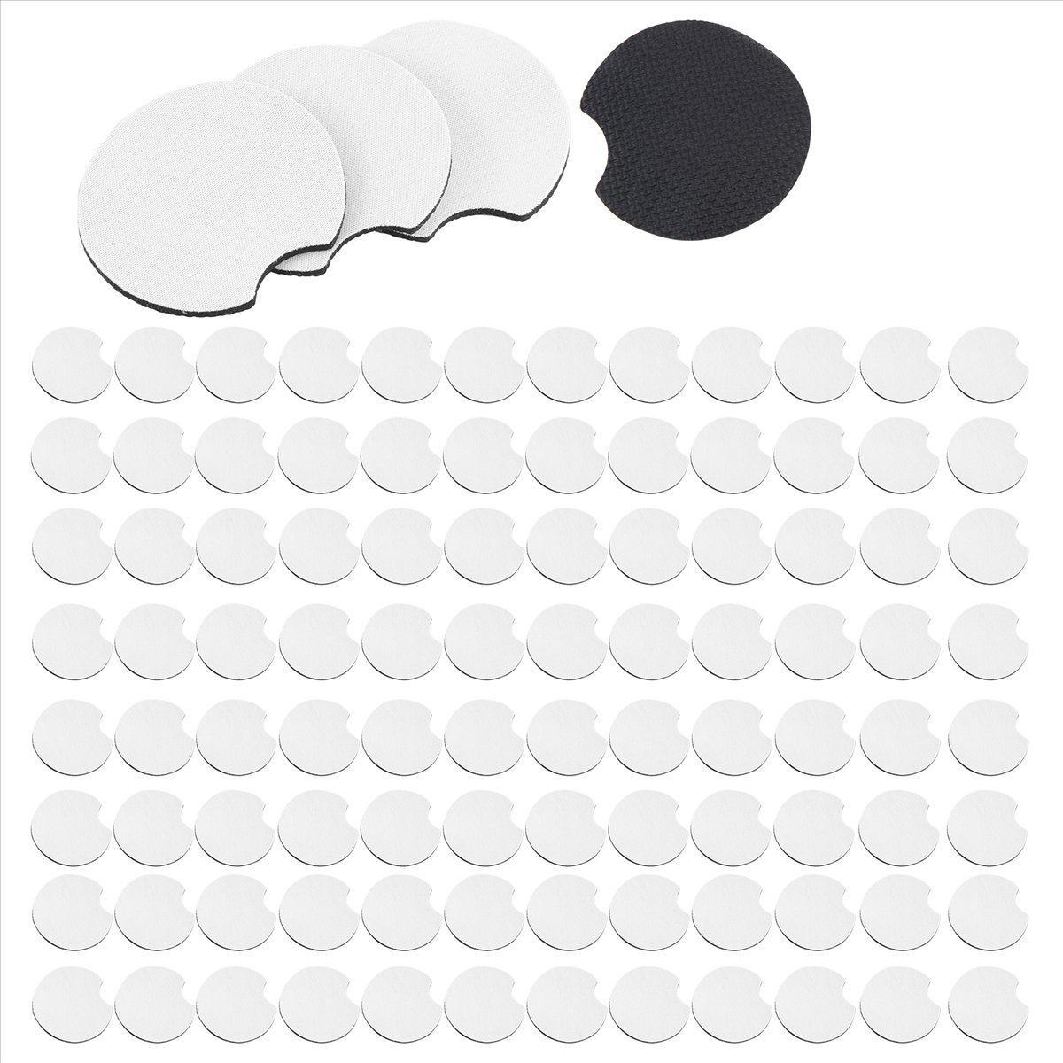 AA83 100 Pcs of Sublimation Bl - огляд і ціна Coaster Sublimation Blank