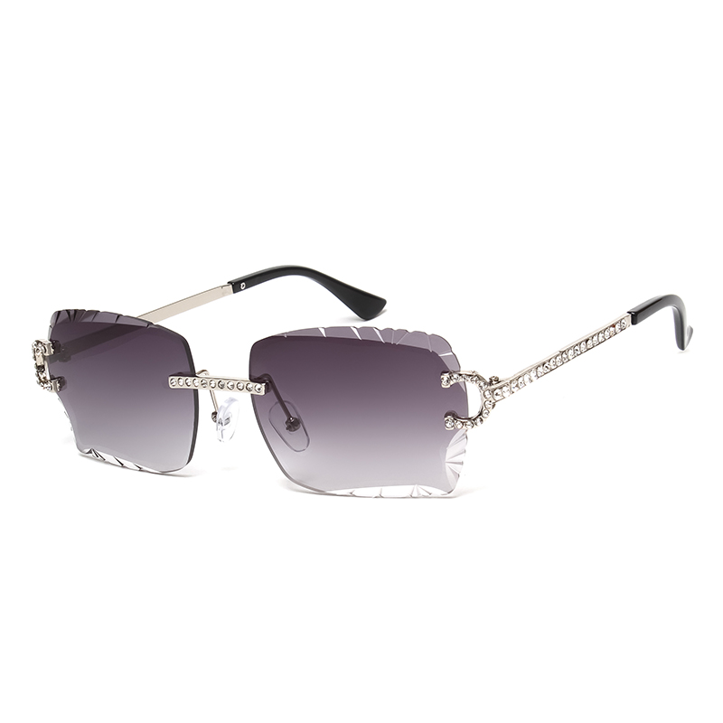 Fashion Rimless Square Sunglas - огляд і ціна Metal Photo Panel
