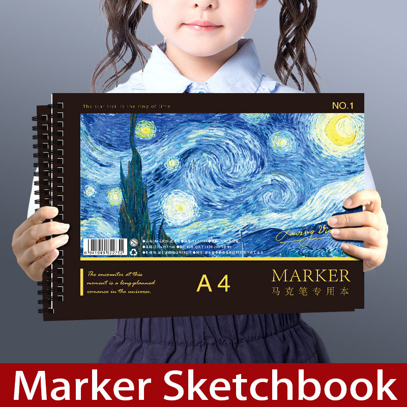 60 Sheets A4 Coil Sketchbook,  - огляд і ціна Copic Marker Sketch